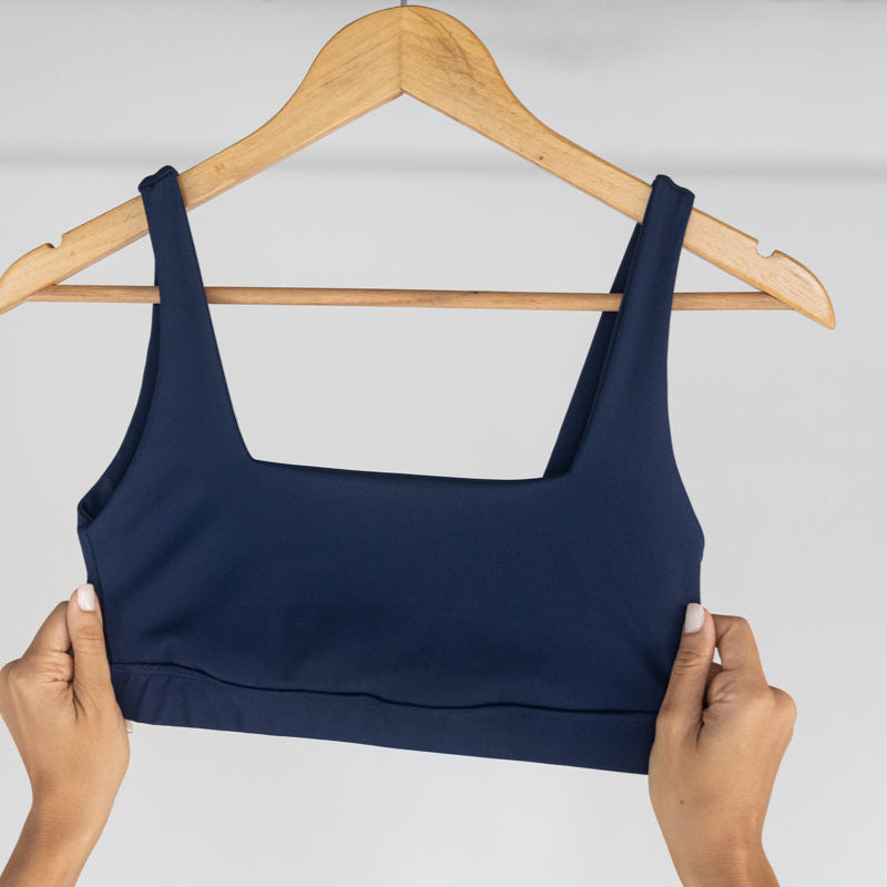 Top Compression Open - Azul Navy