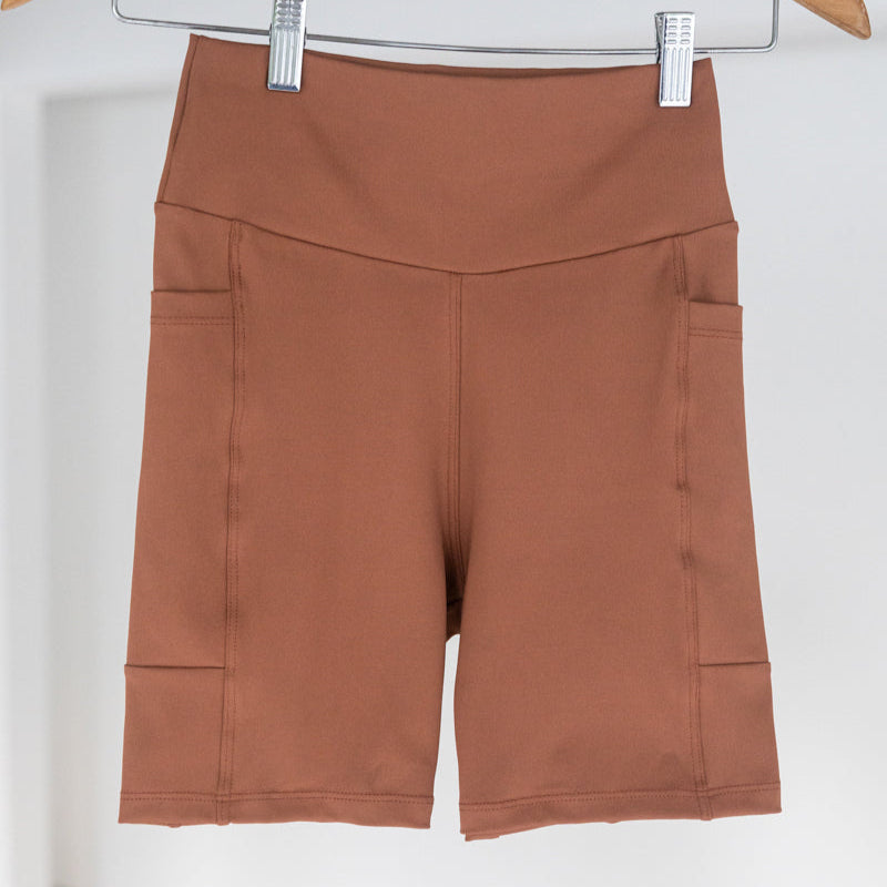 Short Compression - Marrom Mocha Mousse