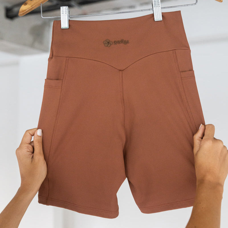 Short Compression - Marrom Mocha Mousse
