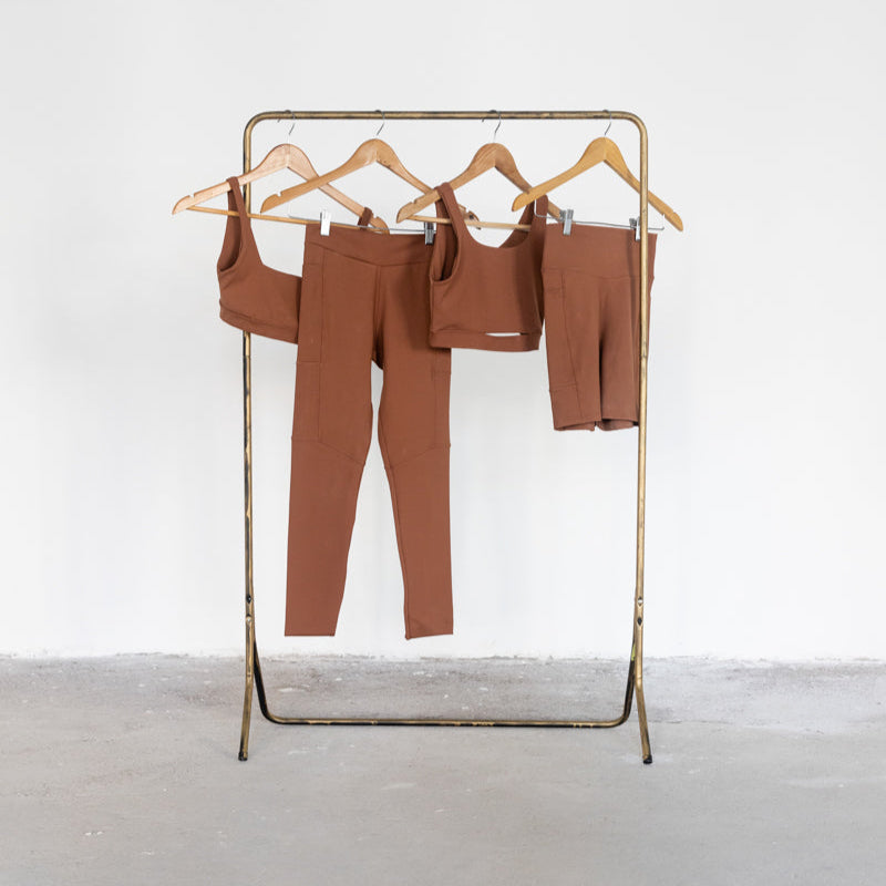 Legging Compression - Marrom Mocha Mousse