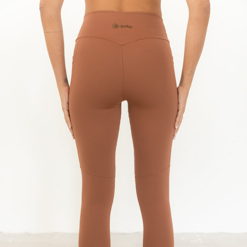 Legging Compression - Marrom Mocha Mousse