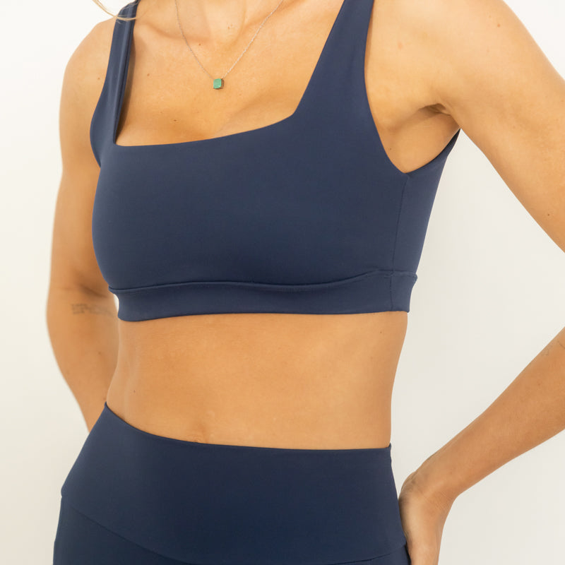 Top Compression Open - Azul Navy