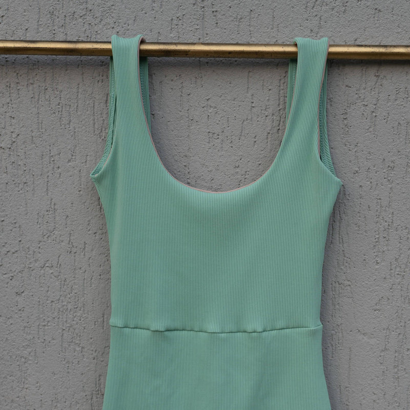 Macacão Bodysuit Verde Água