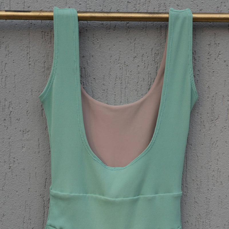 Macacão Bodysuit Verde Água