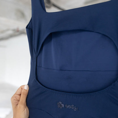 Macaquinho Bodysuit Compression - Azul Navy
