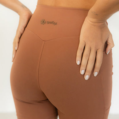 Short Compression - Marrom Mocha Mousse