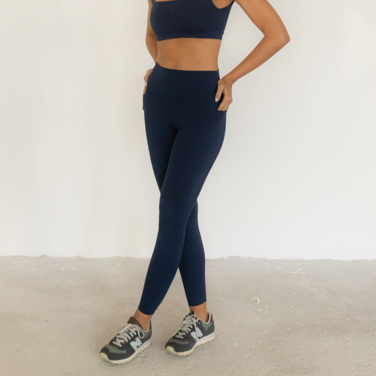 Legging Compression - Azul navy