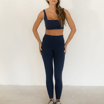 Legging Compression - Azul navy