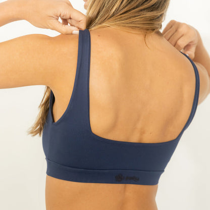Top Compression Open - Azul Navy